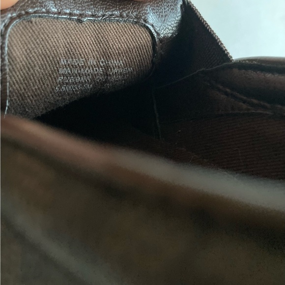 Michael Kors Brown Signature Logo Crossgrain Leather White Rubber Loafers size 5 - Picture 14 of 14